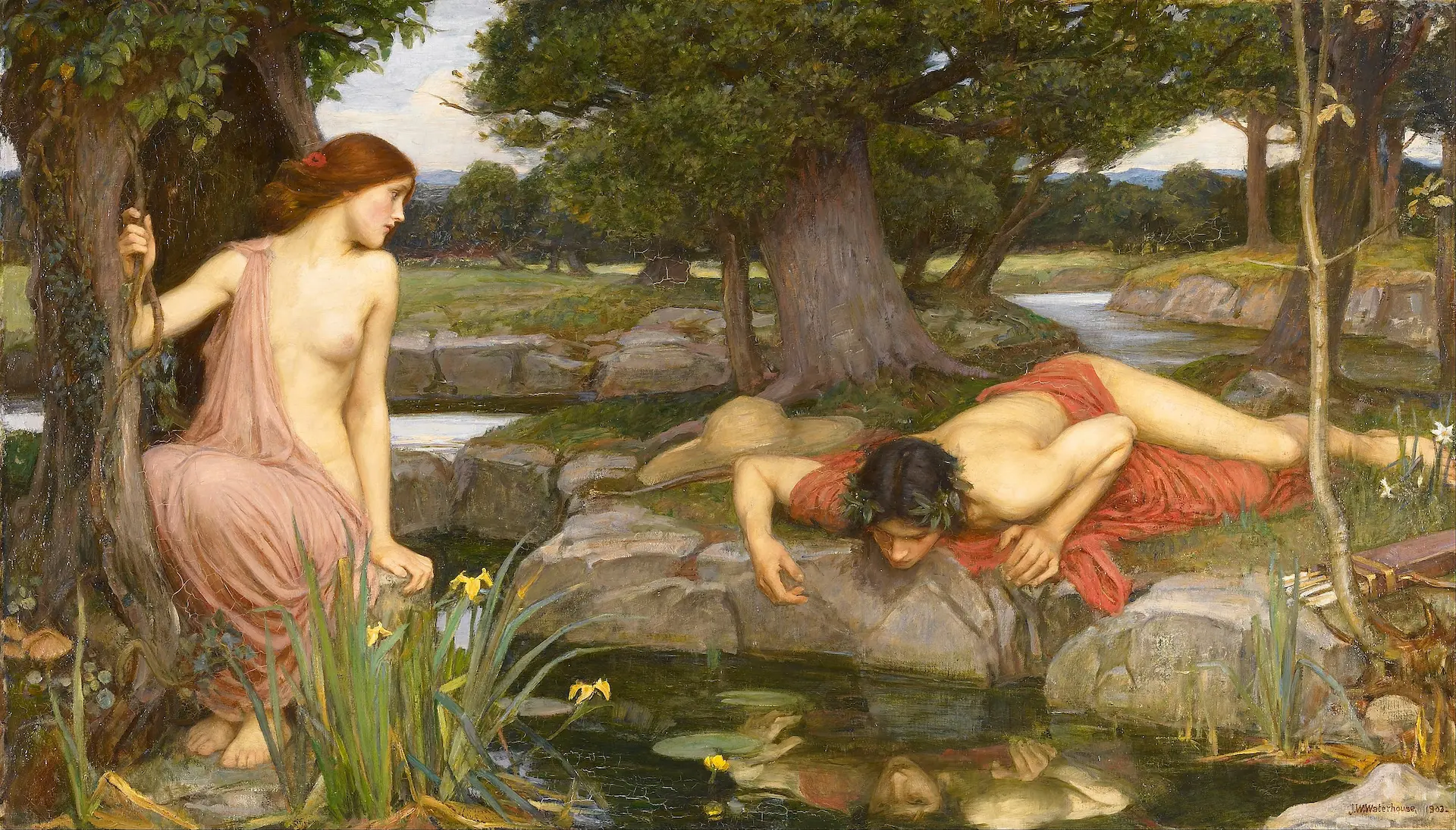 Эхо и Нарцисс (картина Уотерхауса)